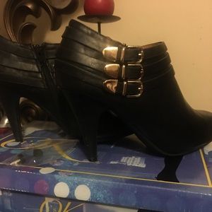 Black Booties Size 11M
